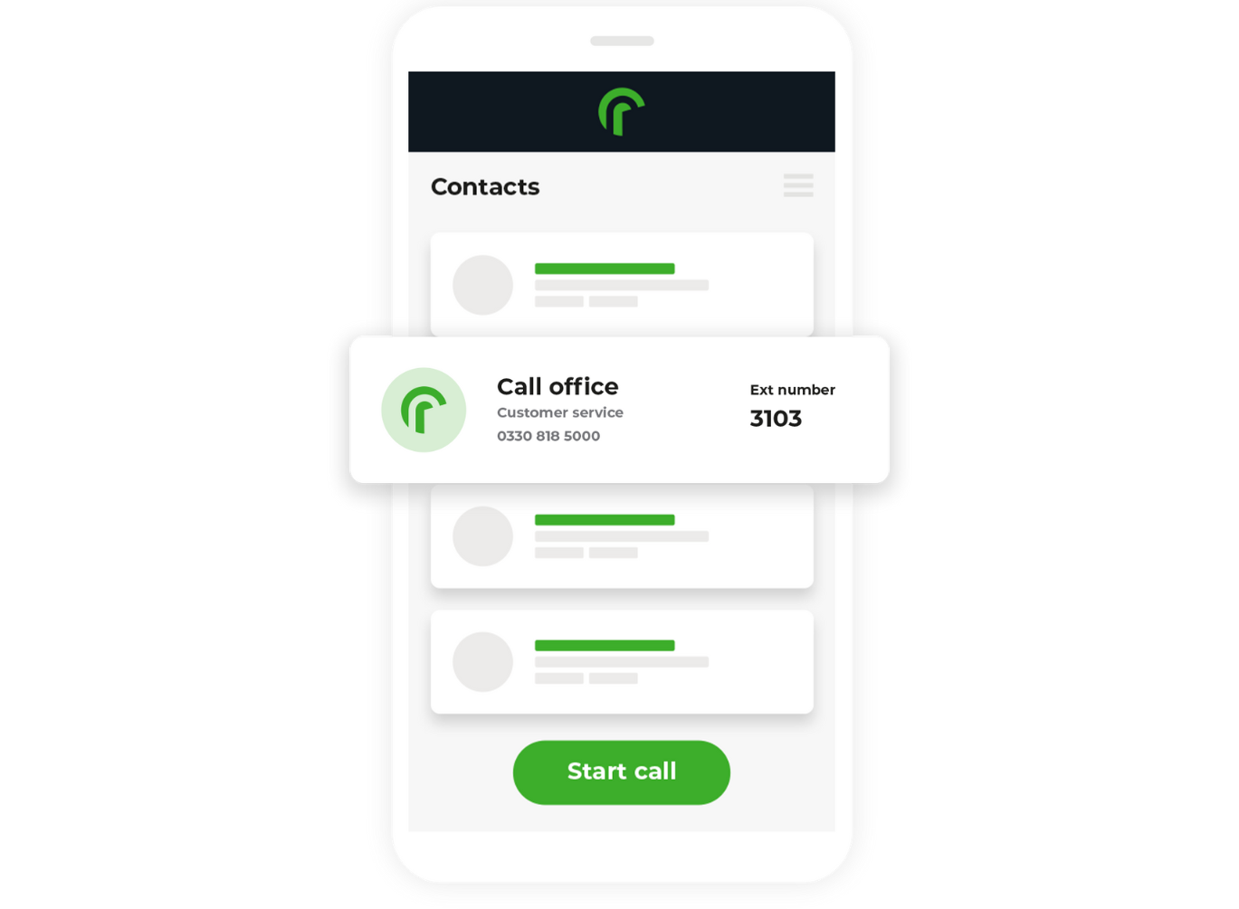 screenshot of Radius Connect